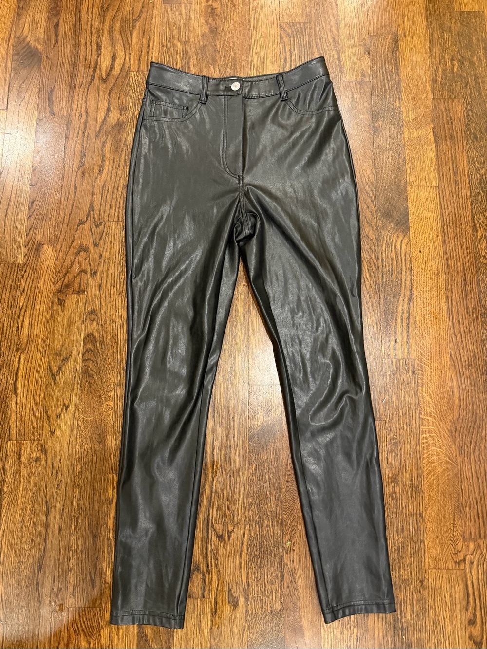 Aritzia Wilfred Vegan Leather Pants Leggings in Black 2